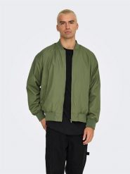 ONLY & SONS Kurtka "Gavin" w kolorze zielonym rozmiar: XL. Zielone kurtki Only & Sons, xl, bez wzorów, bez kaptura. Za 96.60 zł.