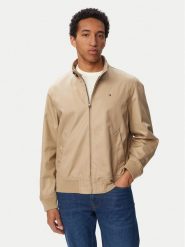 Tommy Hilfiger Kurtka przejściowa Classic Harrington MW0MW43468 Beżowy Regular Fit. Brązowe kurtki Tommy Hilfiger, m, bez wzorów, z bawełny, bez kaptura. Za 949.99 zł.