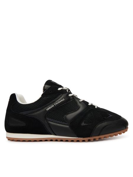 Armani Exchange Sneakersy XM003619 AF29099 MC513 Czarny. Czarne buty sportowe casual Armani Exchange, bez wzorów, ze skóry, bez zapięcia. Za 729.99 zł.