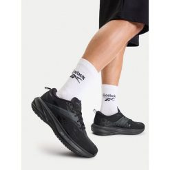 Buty do biegania Reebok. Czarne buty do biegania Reebok, bez wzorów, bez zapięcia, do biegania. Za 569.99 zł.