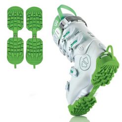 Ochrona Butów Ski Boots Tractions Green. Brązowe buty trekkingowe SIDAS, na zimę, bez wzorów, z gumy, bez zapięcia. Za 145.00 zł.