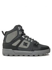 DC Sneakersy Pure Ht Wr ADYB100018 Czarny. Czarne buty sportowe casual DC, bez wzorów, ze skóry, bez zapięcia. Za 619.99 zł.