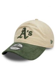New Era Czapka z daszkiem Oakland Athletics Block Cord 9Twenty 60595245 Écru. Czapki z daszkiem New Era, bez wzorów, z bawełny. Za 99.99 zł.