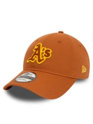 New Era Czapka z daszkiem Boucle 920 Athletics 60435078 Brązowy. Brązowe czapki z daszkiem New Era, bez wzorów, z materiału. Za 99.99 zł.