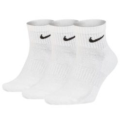Skarpetki Nike Nike Codziennie Lekkie 100 Dorosłych. Białe skarpetki sportowe Nike, bez wzorów, z bawełny. Za 69.00 zł.