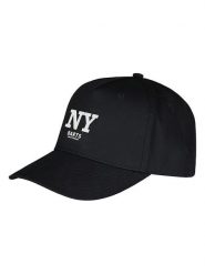 Barts Czapka "Menhattan" w kolorze czarnym rozmiar: onesize. Czarne czapki z daszkiem Barts, bez wzorów. Za 114.98 zł.