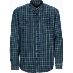 Koszula "Tom" - Regular fit - w kolorze żółto-granatowym. Niebieskie koszule Camel Active, m, bez wzorów, z bawełny, bez kołnierzyka, bez ramiączek. W wyprzedaży za 109.95 zł.