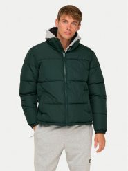 Only & Sons Kurtka zimowa 22025205 Zielony Regular Fit. Zielone kurtki Only & Sons, na zimę, m, bez wzorów, z syntetyku, bez kaptura. Za 139.99 zł.