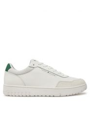 Tommy Hilfiger Sneakersy FM0FM05467 Biały. Białe buty sportowe casual Tommy Hilfiger, bez wzorów, ze skóry, bez zapięcia. Za 239.99 zł.