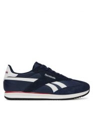 Reebok Sneakersy FIORI AR30309MDWR Granatowy. Niebieskie buty sportowe casual Reebok, bez wzorów, ze skóry, bez zapięcia. Za 249.99 zł.