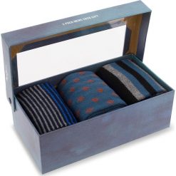 Zestaw 3 par wysokich skarpet męskich PEPE JEANS - Guy PMU10439 Navy/Ink Blue/Red/Bt Orange 0AA. Skarpety marki Pepe Jeans. Za 79.00 zł.