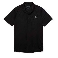 Lacoste Dh3201 Polo Shirt. Czarne koszulki polo LACOSTE, bez wzorów, bez kołnierzyka, bez ramiączek. Za 364.65 zł.