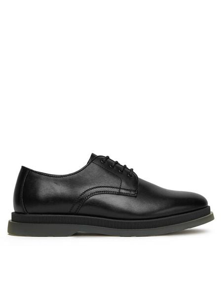 G-Star Raw Półbuty STANLEY-01-124AM Czarny. Czarne eleganckie półbuty G-Star, bez wzorów, ze skóry, bez obcasa, bez zapięcia. Za 239.99 zł.