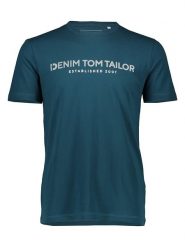 Tom Tailor Koszulka w kolorze morskim rozmiar: S. Zielone bezrękawniki Tom Tailor, s, bez wzorów, z bawełny, bez kołnierzyka, bez ramiączek. Za 40.95 zł.