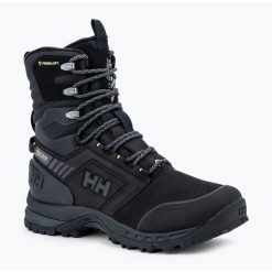 Buty męskie Helly Hansen Spitsbergen Primaloft HellyTech. Czarne buty turystyczne Helly Hansen, bez wzorów, bez zapięcia, primaloft. Za 989.99 zł.