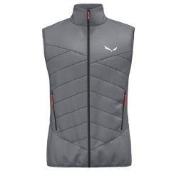 Kurtka puchowa bez rękawów Salewa Ortles Hyb Twr. Szare kurtki Salewa, xl, bez wzorów, z poliesteru, bez kaptura. Za 703.00 zł.