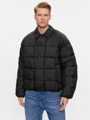 Calvin Klein Jeans Kurtka przejściowa J30J324058 Czarny Regular Fit. Czarne kurtki Calvin Klein Jeans, m, bez wzorów, z jeansu, bez kaptura. Za 499.99 zł.