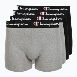 Bokserki męskie Champion Trunk Knit. Szare bokserki Champion, m, bez wzorów, z bawełny. Za 88.99 zł.