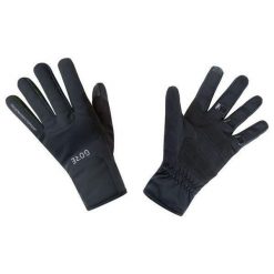 GORE Wear WINDSTOPPER® Thermo - rękawiczki termiczne rowerowe. Czarne rękawiczki Gore Wear, na jesień, bez wzorów. Za 606.65 zł.