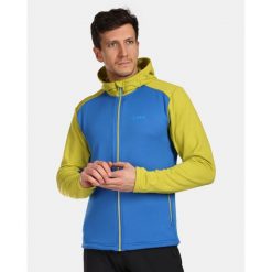 Męska elastyczna bluza sportowa polarowa Kilpi SEVELEN-M. Niebieskie bluzy bez kaptura Kilpi, m, bez wzorów, z polaru, bez kaptura. Za 422.05 zł.