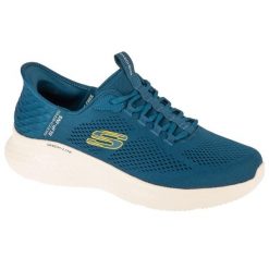 Buty sportowe Sneakersy męskie, Slip-Ins: Skech-Lite Pro - Primebase. Niebieskie buty sportowe casual Skechers, bez wzorów, bez zapięcia. Za 299.99 zł.