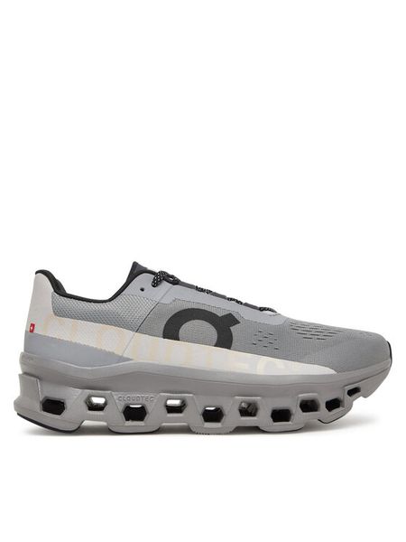 On Buty do biegania Cloudmonster 6197657 Szary. Szare buty do biegania On, bez wzorów, z materiału, bez zapięcia, do biegania. Za 689.99 zł.