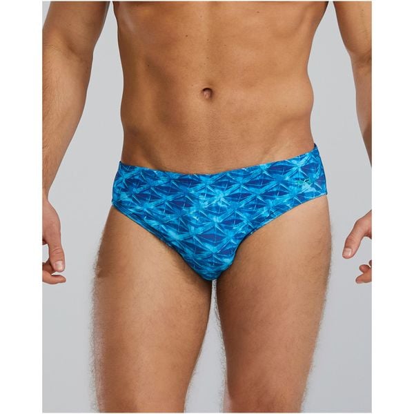 Spodenki TYR BRIEFS - DURAFAST ELITE. Niebieskie odzież kąpielowa TYR, m, bez wzorów, sportowe. Za 229.99 zł.