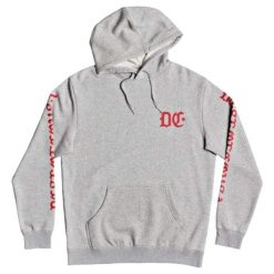 Bluza turystyczna męska DC Shoes Heather. Szare bluzy DC Shoes, m, bez wzorów, z bawełny, bez kaptura. W wyprzedaży za 124.00 zł.