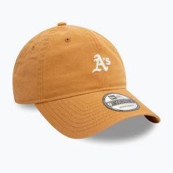 Czapka z daszkiem New Era Mini Washed 9Twenty Oakland Athletics. Brązowe czapki z daszkiem New Era, bez wzorów. Za 119.99 zł.