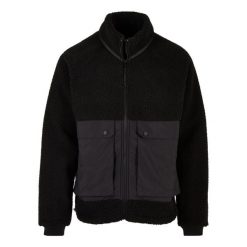 Polar Urban Classics Sherpa. Czarne bluzy z polaru Urban Classics, m, bez wzorów, z polaru, bez kaptura. Za 305.50 zł.