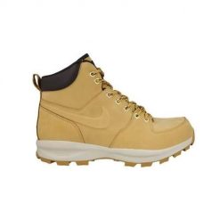 Buty do chodzenia męskie Nike Manoa Leather. Brązowe buty sportowe casual Nike, bez wzorów, z materiału, za kostkę, bez zapięcia. Za 569.99 zł.