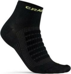 Skarpety Sportowe Craft Adv Dry Mid Czarny. Czarne skarpety Craft, bez wzorów, z materiału. Za 141.50 zł.