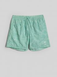 4F Spodenki plażowe boardshorty męskie - zielone M. Zielone szorty 4F, m, bez wzorów, wakacyjne. Za 149.99 zł.