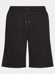 Richmond X Szorty sportowe Hanz UMP24136BE Czarny Regular Fit. Czarne krótkie spodenki sportowe RICHMOND X, m, bez wzorów, z bawełny. Za 139.99 zł.