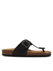 Geox Japonki U Sandal Ghita D U159VD 00032 C9999 Czarny. Czarne japonki Geox, bez wzorów, z nubiku. Za 259.99 zł.