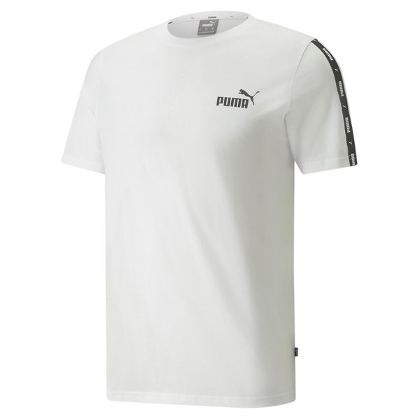 Podkoszulek męskie Puma Essentials Tape. Białe podkoszulki Puma, l, bez wzorów, z bawełny, bez ramiączek. Za 190.00 zł.