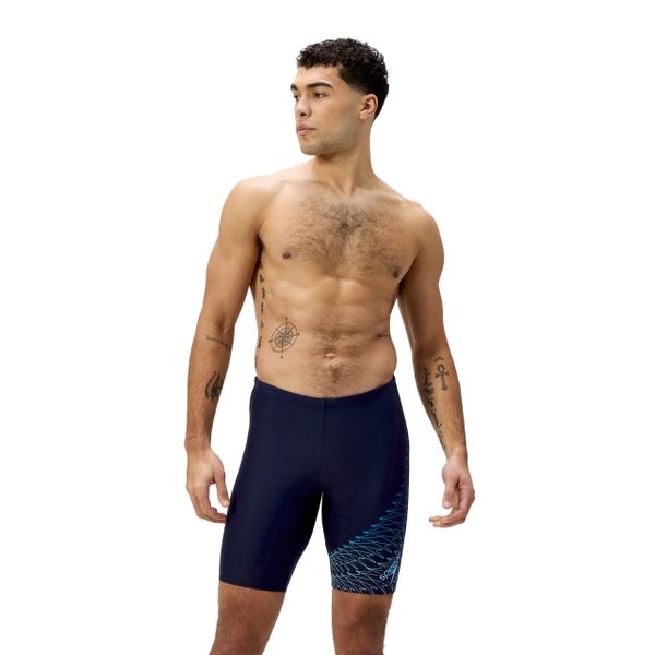 Jammer Speedo Eco Medley Logo Jam. Niebieskie odzież kąpielowa Speedo, m, bez wzorów, sportowe. Za 219.50 zł.