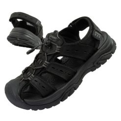 Buty sportowe męskie sandały Grisport. Czarne buty turystyczne Grisport, bez wzorów, z materiału, bez zapięcia, trekkingowe. Za 187.00 zł.