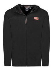 Geographical Norway Kurtka polarowa "Uniclerc" w kolorze czarnym rozmiar: XL. Czarne kurtki Geographical Norway, xl, bez wzorów, z polaru, bez kaptura. Za 87.81 zł.