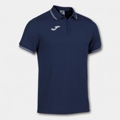 Koszulka polo tenisowa męska Joma Campus III. Niebieskie koszulki polo Joma, m, bez wzorów, bez kołnierzyka, bez ramiączek. W wyprzedaży za 128.50 zł.