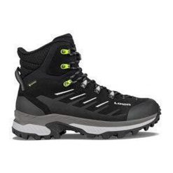 Buty trekkingowe męskie Lowa Randir Mid Gtx. Czarne trekkingi Lowa, bez wzorów, z materiału, za kostkę, bez zapięcia. Za 1,266.00 zł.
