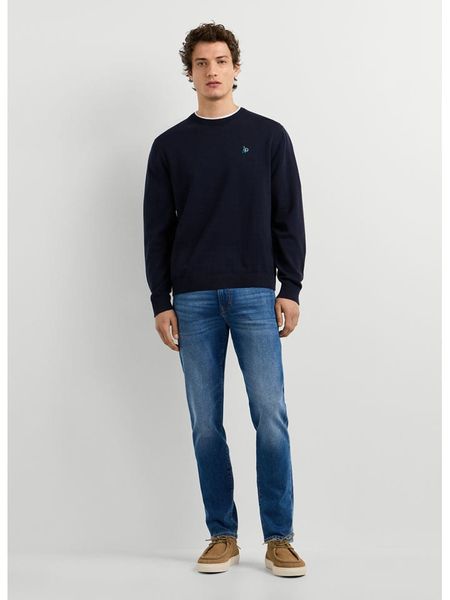 Pepe Jeans Bluza "Daniels" w kolorze granatowym rozmiar: M. Niebieskie bluzy Pepe Jeans, m, bez wzorów, z bawełny, bez kaptura. Za 148.96 zł.