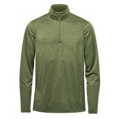 Bluza Męska Milano Quarter Zip. Brązowe bluzy z kapturem STORMTECH, m, bez wzorów, z elastanu, z kapturem. Za 229.99 zł.