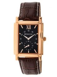 Heritor Zegarek automatyczny "Frederick" w kolorze różowozłoto-ciemnobrązowym rozmiar: onesize. Czarne, analogowe zegarki Heritor, ze stali. Za 543.99 zł.
