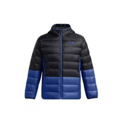 Kurtka puchowa Under Armour Legend. Czarne kurtki Under Armour, l, bez wzorów, z materiału, z kapturem. Za 769.85 zł.