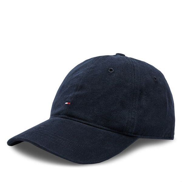 Czapka z daszkiem Tommy Hilfiger. Niebieskie czapki z daszkiem Tommy Hilfiger, bez wzorów. Za 199.99 zł.