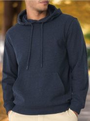 Bluza - granatowy. Niebieskie bluzy z kapturem Sinsay, l, bez wzorów, z kapturem. Za 39.99 zł.