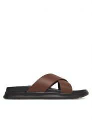 Tommy Hilfiger Klapki D Density Hilfiger Lth Cc Sand FM0FM05358 Brązowy. Brązowe klapki Tommy Hilfiger, ze skóry. Za 259.99 zł.