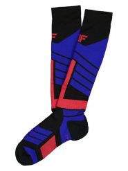 4F Skarpety w kolorze czarno-niebieskim rozmiar: 43-46. Czarne skarpety 4F, bez wzorów, z materiału. Za 34.95 zł.