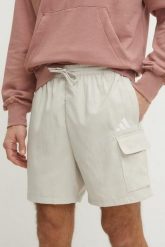 Spodenki męskie adidas Essentials Small Logo Cargo Chelsea. Brązowe krótkie spodenki sportowe Adidas, m, bez wzorów, z materiału. Za 141.99 zł.